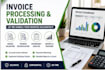 reconcile payments, validate invoices, excel reporting