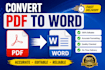 convert PDF to editable word document accurately
