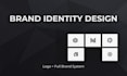 design a professional brand identity with logo colors and typography system