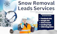 help you to create a snow removal leads websites