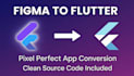 convert figma to flutter app with pixel perfect UI
