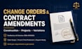 prepare and draft professional contract amendment documents