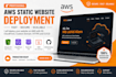 deploy your static website on AWS s3 cloudfront with https