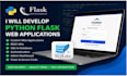 develop a professional python flask web app with sqlite database