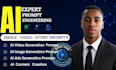 create premium custom ai logo, chatbot and stunning image generation prompt