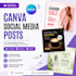 design professional canva social media posts