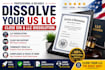 dissolve US llc, close ein, terminate llc and file llc dissolution