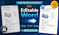 convert your image based or locked manual into editable word