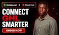 connect claude code with gohighlevel CRM, gohighlevel dahboard and claude agent