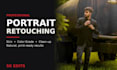 do professional portrait retouching and skin editing