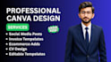 engineer conversion focused ad creative in canva