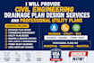 civil engineering drainage plan design services professional drainage utility