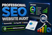 do a professional SEO website audit