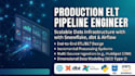 architect custom etl and elt data pipelines for analytics