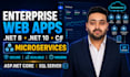 develop enterprise web apps and microservices using dot net 8 dot net 10 c sharp