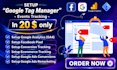 setup google tag manager or ga4 event tracking