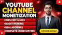 do complete youtube channel monetization promotion