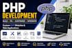 develop and fix custom PHP websites and web applications