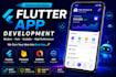 develop flutter app for android with firebase and admob