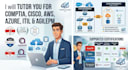 help you pass comptia, cisco, AWS, azure, and itil