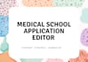 edit medical school secondaries