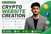 build crypto website, token, smart contract and presale