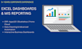 do advanced excel data analysis and mis reporting