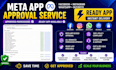 approve your meta developer app for messenger instagram whatsapp