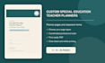 design custom special education teacher planners and forms
