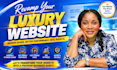 design or redesign a luxury website