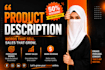 write SEO product description that increase sales