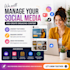 we will manage your social media and create engaging content