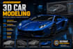 do 3d car modeling 3d car model 3d printing vehicle model stl cad designs render