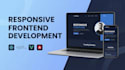 develop a responsive react, nextjs or vue frontend website