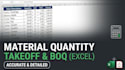 do material quantity takeoff and boq in excel