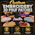 do embroidery digitizing 3d pouf patch