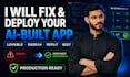 fix and deploy your lovable, base44, replit, bolt app with supabase and stripe