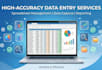 provide highly accurate data entry and capture services