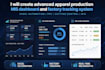 create garment factory excel dashboard cutting to shipment with ot payroll