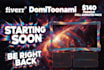 design a custom ai stream overlay package for twitch, youtube, or kick