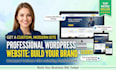 create a professional wordpress website for your business