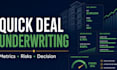 underwrite your commercial real estate deal like a lender