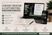 content creation and copywriting