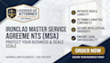 draft customized msa and professional service agreements