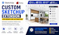 design a custom sketchup extension for workflow automation