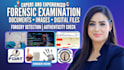 do forensic document analysis, signature verification, handwriting examination