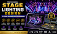design stage lighting setup, 3d stage design and dmx programming