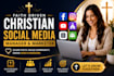 design professional church social media posts