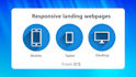 build a responsive landing page