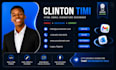 design a clickable html email signature